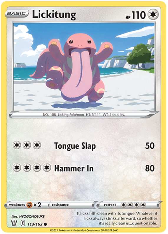 Lickitung (113/163) [Sword & Shield: Battle Styles] | Galaxy Games LLC