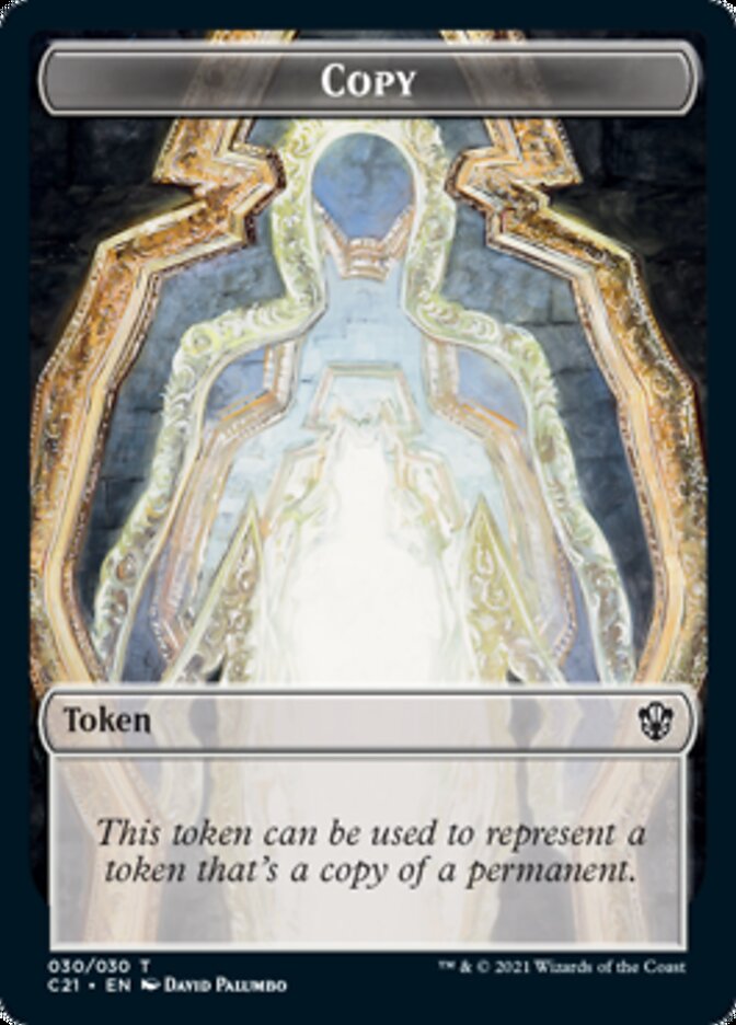 Copy // Construct (030) Double-Sided Token [Commander 2021 Tokens] | Galaxy Games LLC