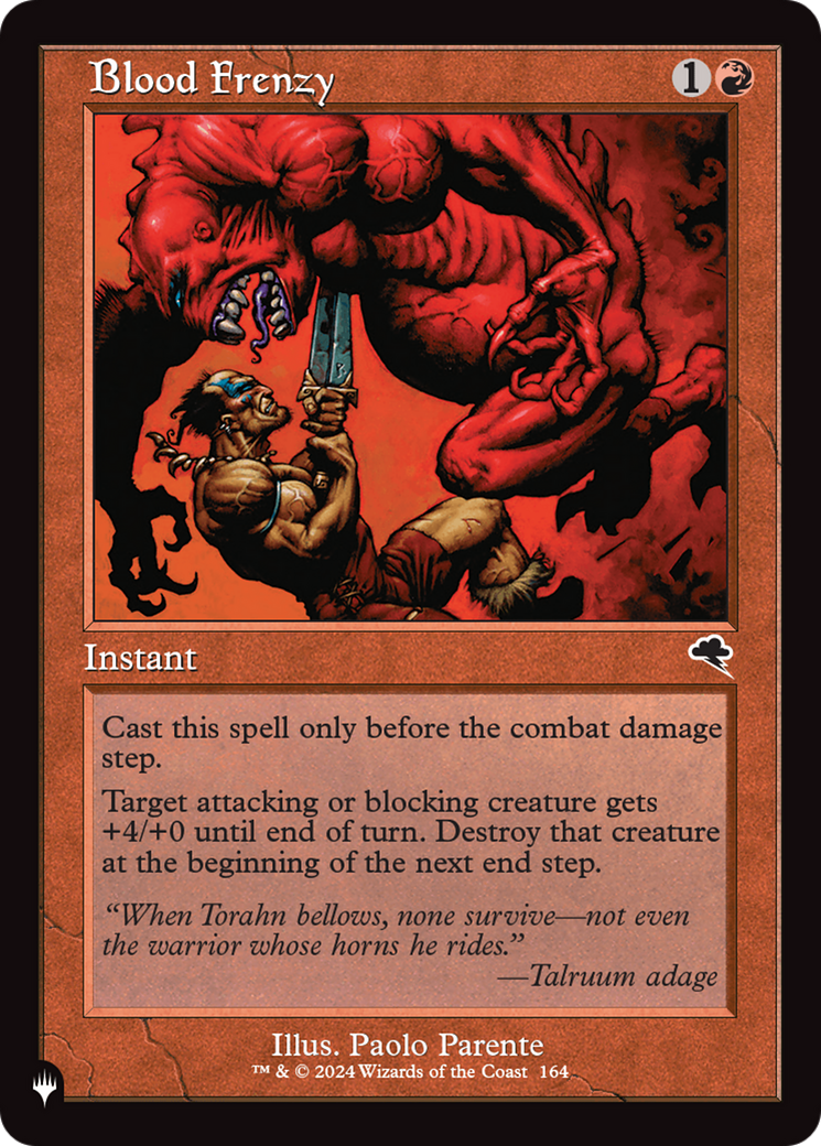 Blood Frenzy [The List] | Galaxy Games LLC