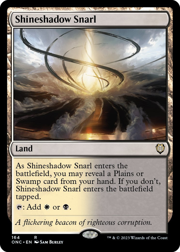 Shineshadow Snarl [Phyrexia: All Will Be One Commander] | Galaxy Games LLC