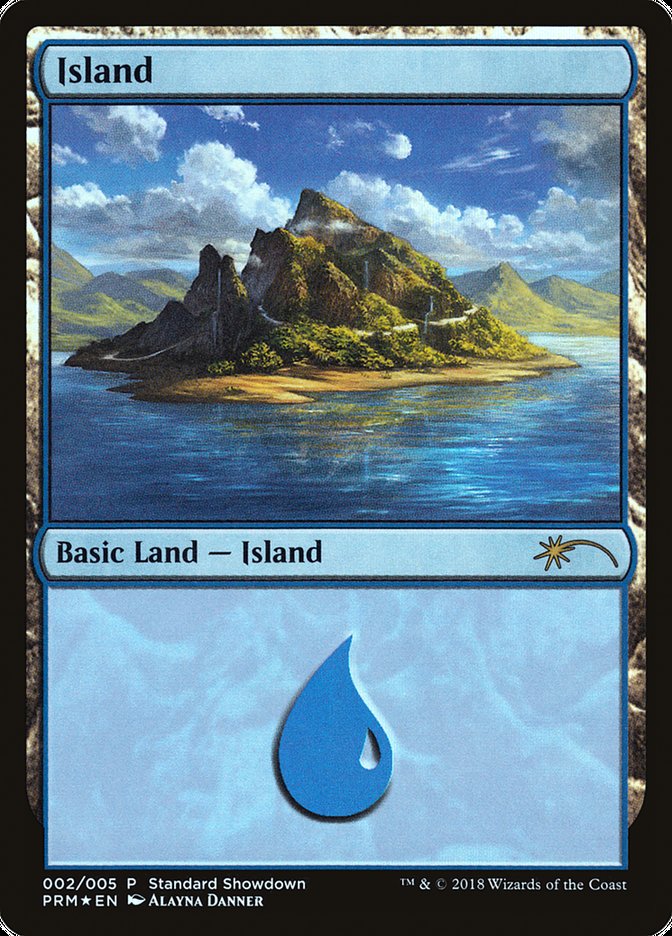 Island (Alayna Danner) [Standard Showdown Promos] | Galaxy Games LLC