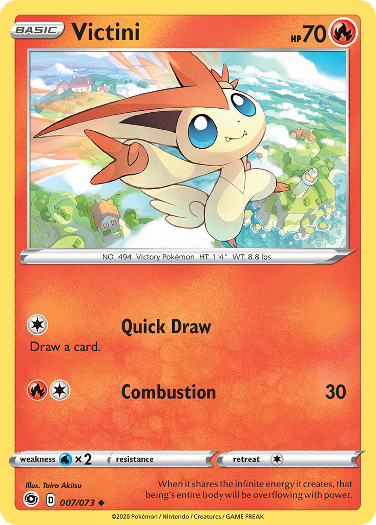 Victini (007/073) [Sword & Shield: Champion's Path] | Galaxy Games LLC