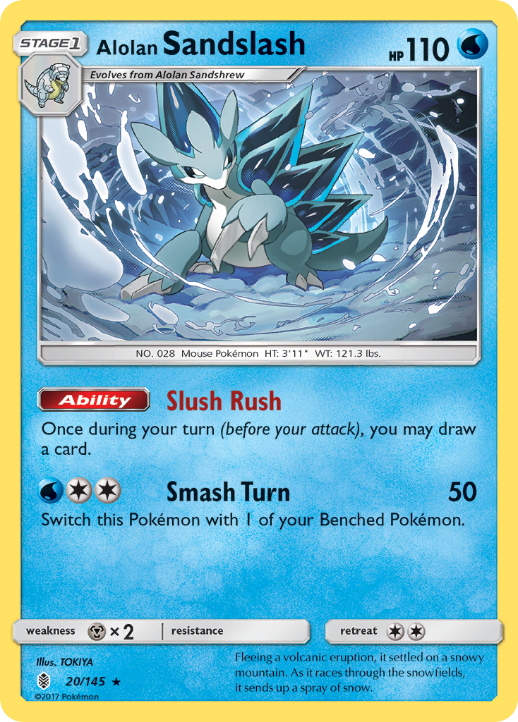 Alolan Sandslash (20/145) [Sun & Moon: Guardians Rising] | Galaxy Games LLC