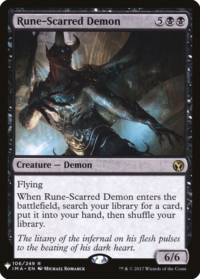 Rune-Scarred Demon [Mystery Booster] | Galaxy Games LLC