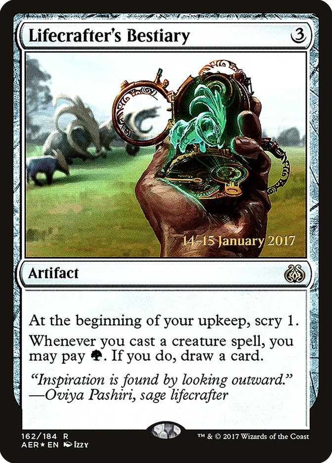 Lifecrafter's Bestiary [Aether Revolt Prerelease Promos] | Galaxy Games LLC