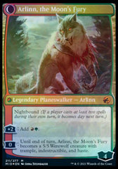 Arlinn, the Pack's Hope // Arlinn, the Moon's Fury [Innistrad: Midnight Hunt Prerelease Promos] | Galaxy Games LLC