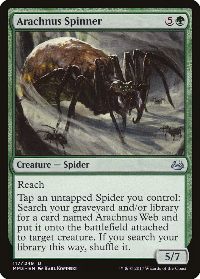 Arachnus Spinner [Modern Masters 2017] | Galaxy Games LLC