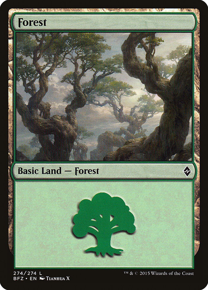 Forest [Battle for Zendikar] | Galaxy Games LLC