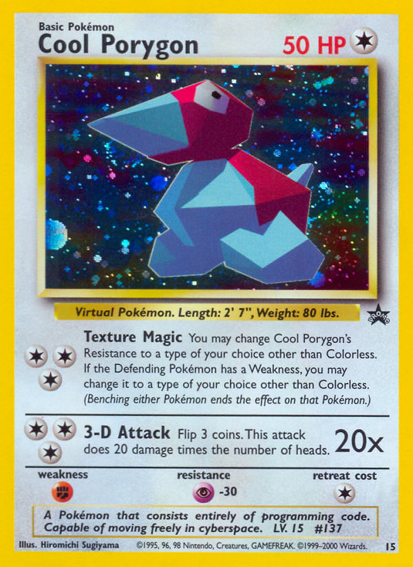 Cool Porygon (15) [Wizards of the Coast: Black Star Promos] | Galaxy Games LLC