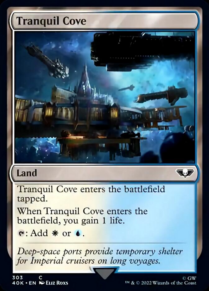 Tranquil Cove (Surge Foil) [Warhammer 40,000] | Galaxy Games LLC