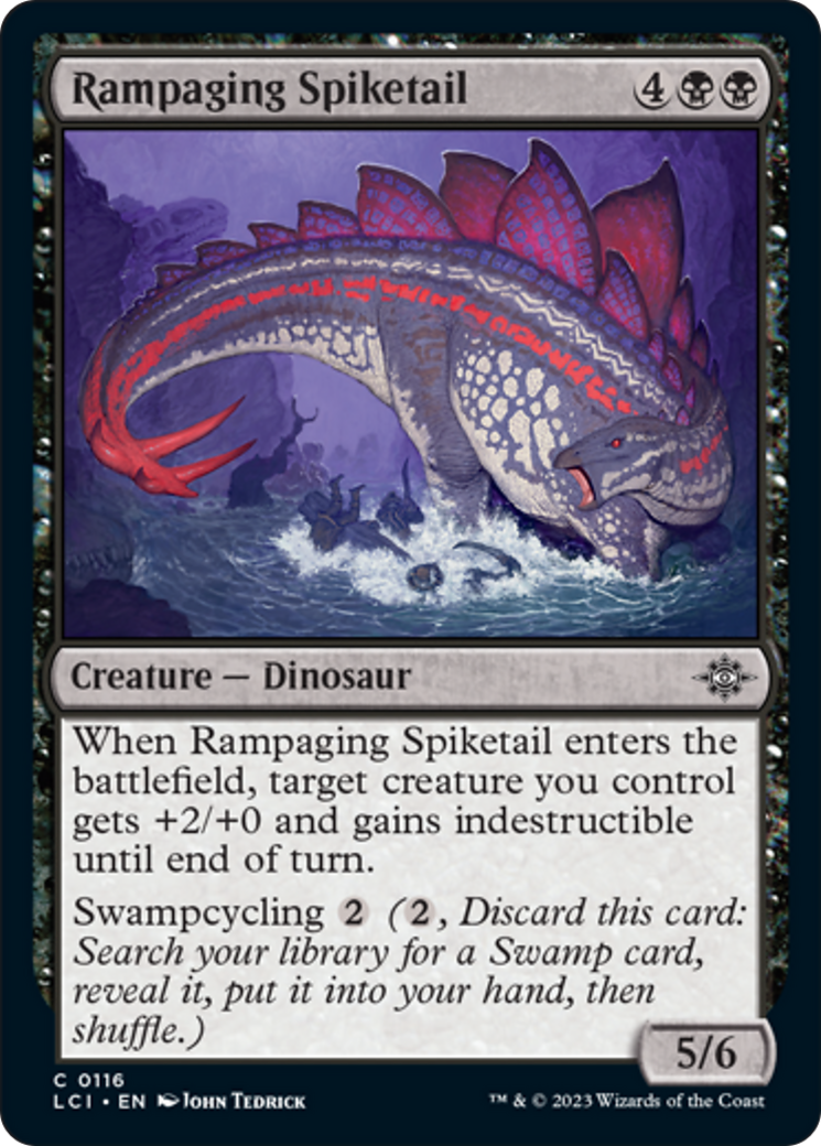 Rampaging Spiketail [The Lost Caverns of Ixalan] | Galaxy Games LLC