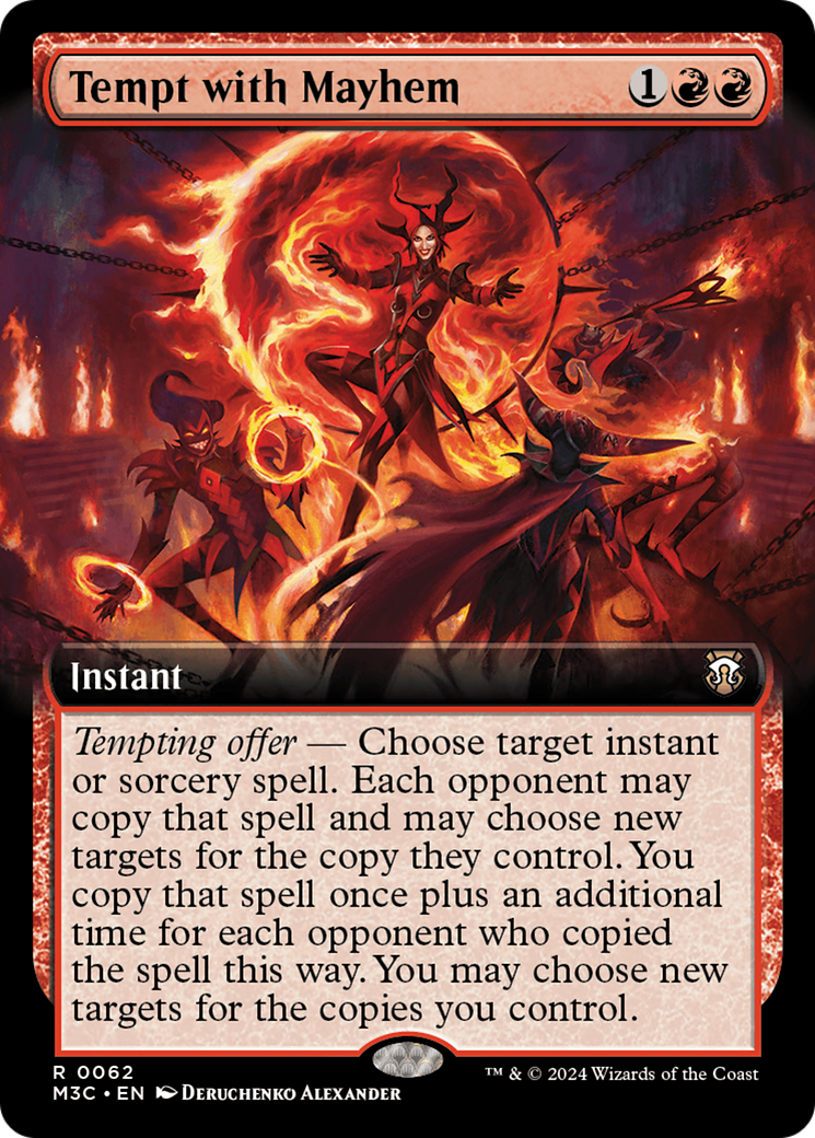 Tempt with Mayhem (Extended Art) [Modern Horizons 3 Commander] | Galaxy Games LLC