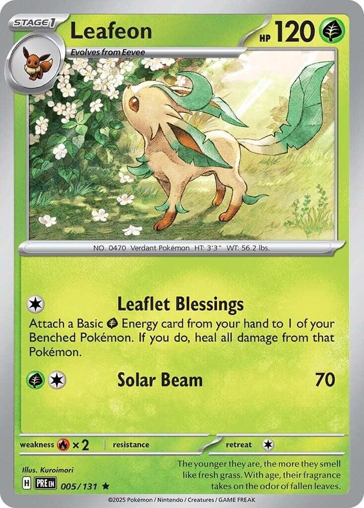 Leafeon (005/131) [Scarlet & Violet: Prismatic Evolutions] | Galaxy Games LLC