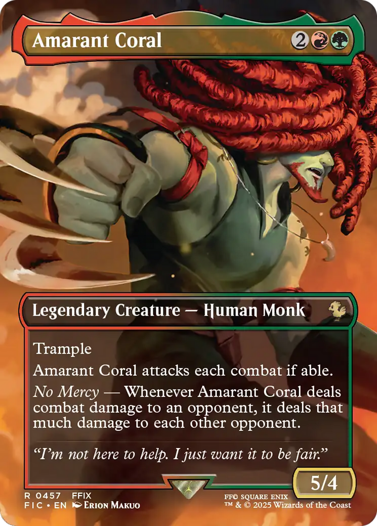 Amarant Coral (Borderless) [FINAL FANTASY Commander] | Galaxy Games LLC