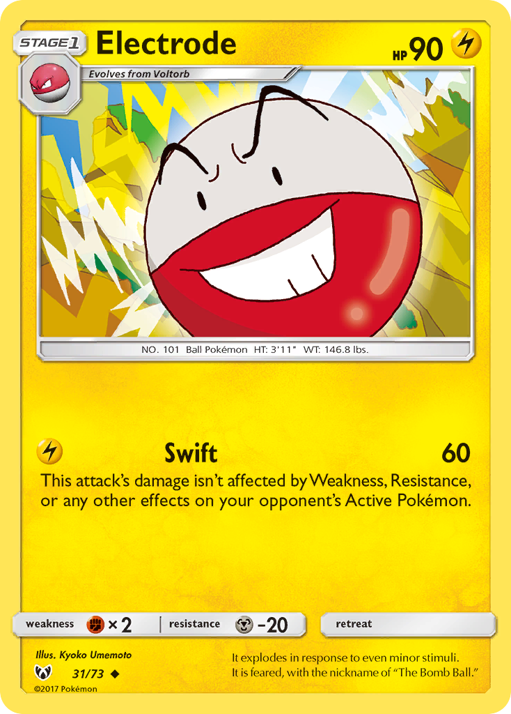 Electrode (31/73) [Sun & Moon: Shining Legends] – Galaxy Games LLC