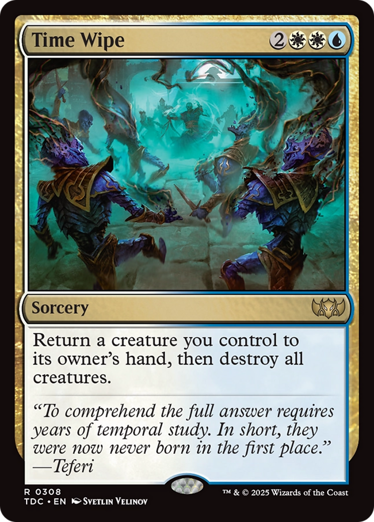 Time Wipe [Tarkir: Dragonstorm Commander] | Galaxy Games LLC