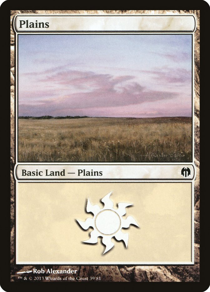 Plains (39) [Duel Decks: Heroes vs. Monsters] | Galaxy Games LLC