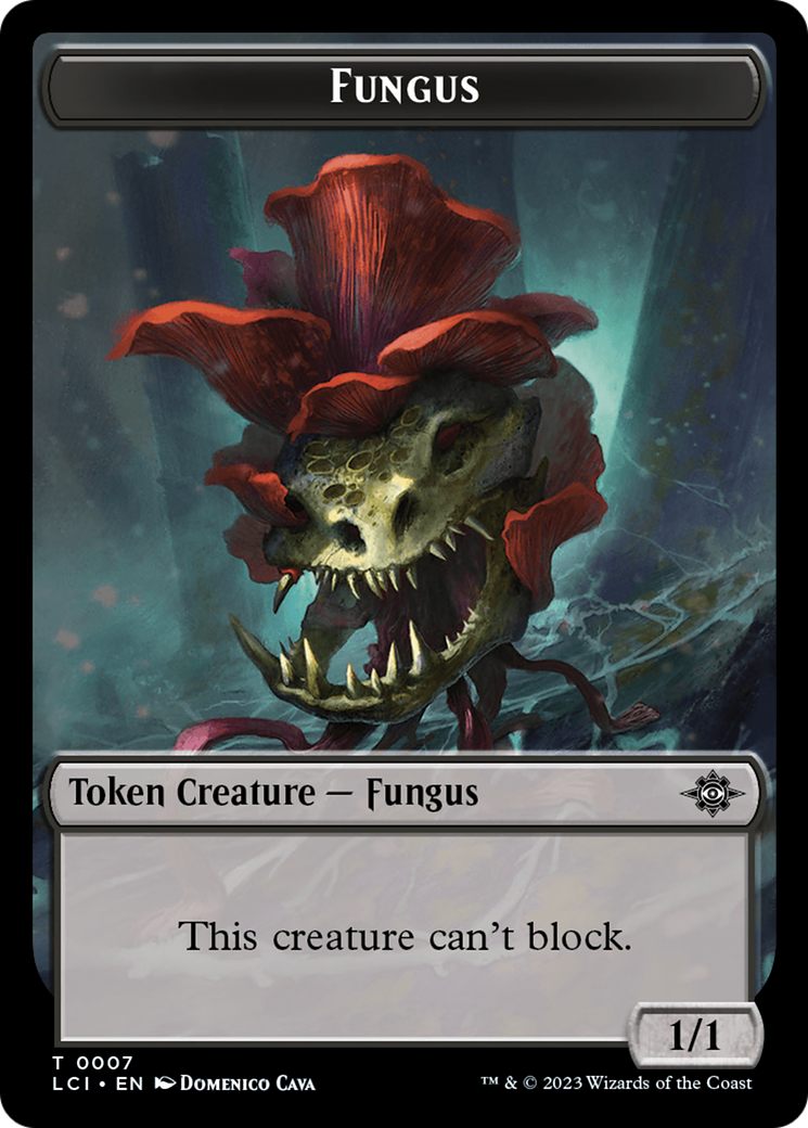 Treasure (0018) // Fungus Double-Sided Token [The Lost Caverns of Ixalan Tokens] | Galaxy Games LLC