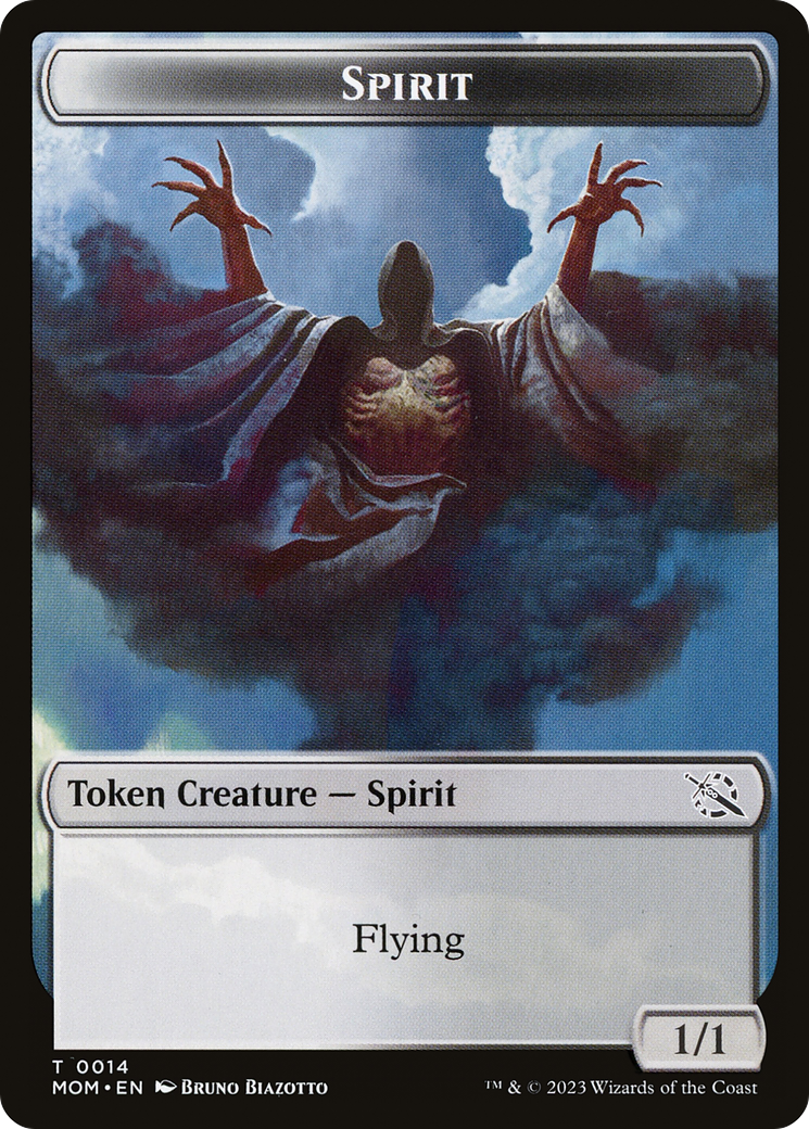 Thopter // Spirit (14) Double-Sided Token [March of the Machine Tokens] | Galaxy Games LLC