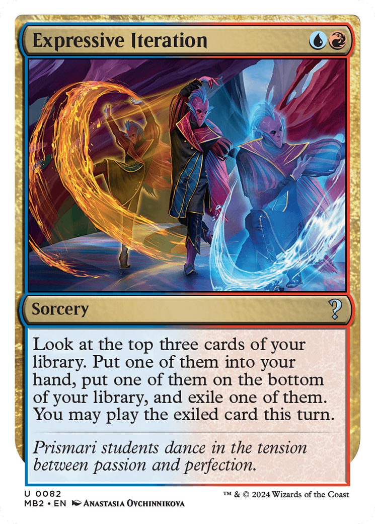 Expressive Iteration (White Border) [Mystery Booster 2] | Galaxy Games LLC