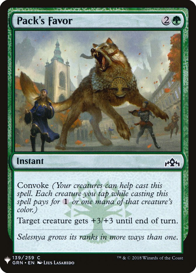 Pack's Favor [Mystery Booster] | Galaxy Games LLC