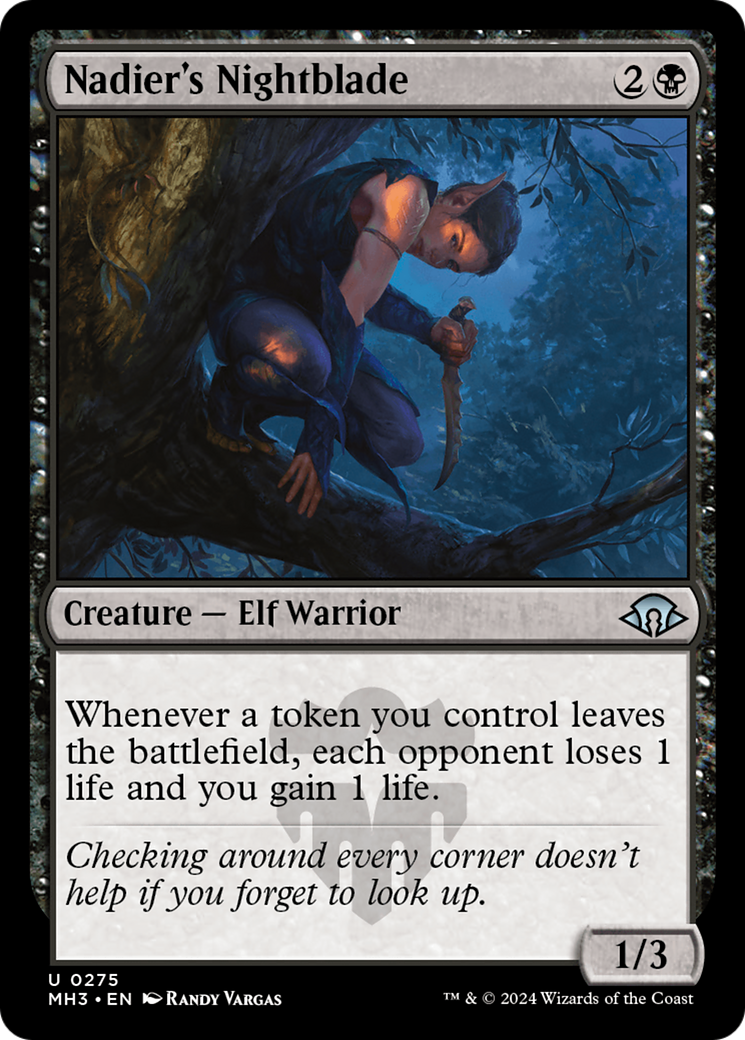 Nadier's Nightblade [Modern Horizons 3] | Galaxy Games LLC