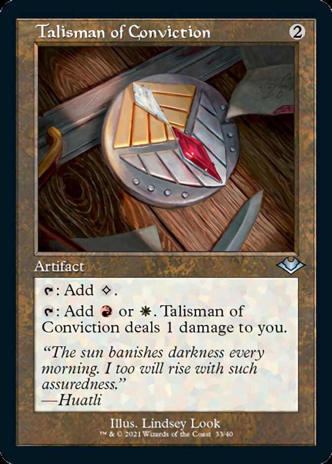 Talisman of Conviction (Retro) [Modern Horizons] | Galaxy Games LLC