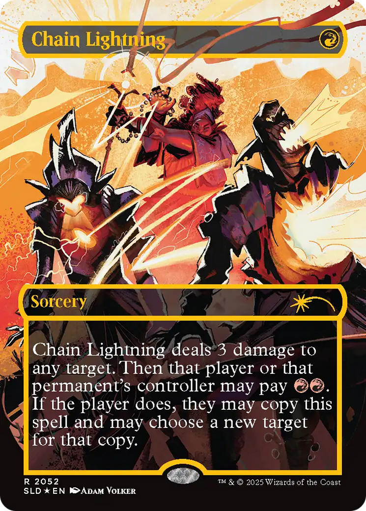 Chain Lightning (2047) (Raised Foil) [Secret Lair Drop Series] | Galaxy Games LLC