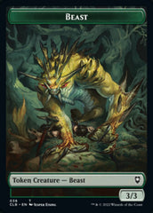 Satyr // Beast Double-Sided Token [Commander Legends: Battle for Baldur's Gate Tokens] | Galaxy Games LLC