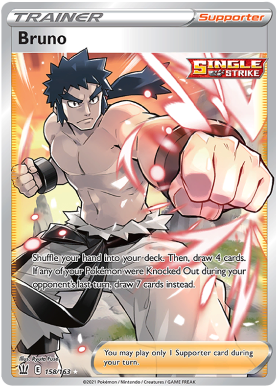 Bruno (158/163) [Sword & Shield: Battle Styles] | Galaxy Games LLC