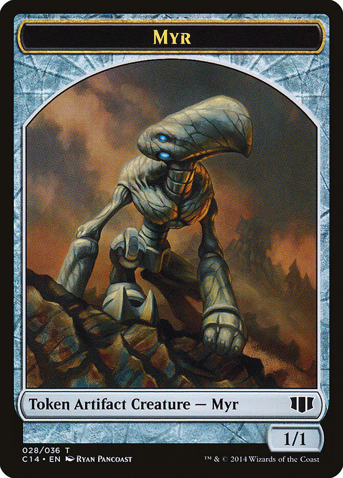 Myr // Pentavite Double-Sided Token [Commander 2014 Tokens] | Galaxy Games LLC