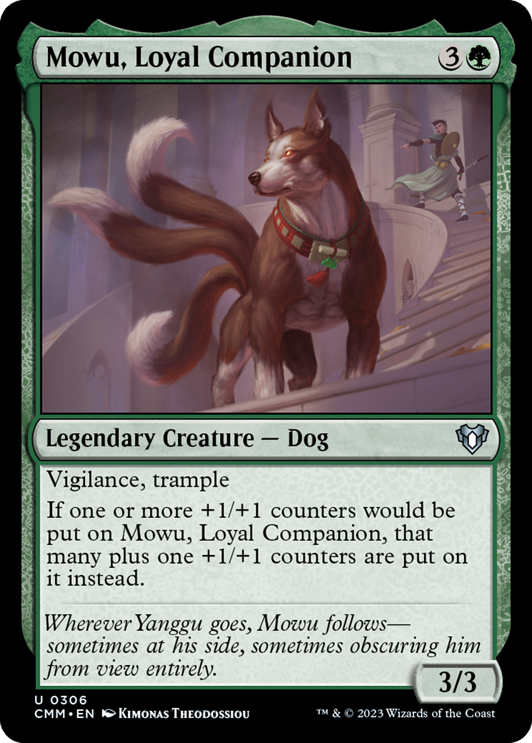 Mowu, Loyal Companion [Commander Masters] | Galaxy Games LLC