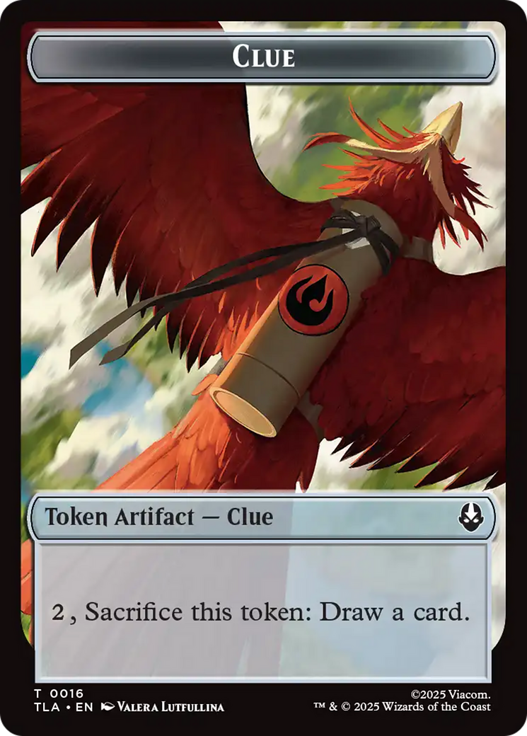 Copy (0001) // Clue (0016) Double-Sided Token [Avatar: The Last Airbender Tokens] | Galaxy Games LLC