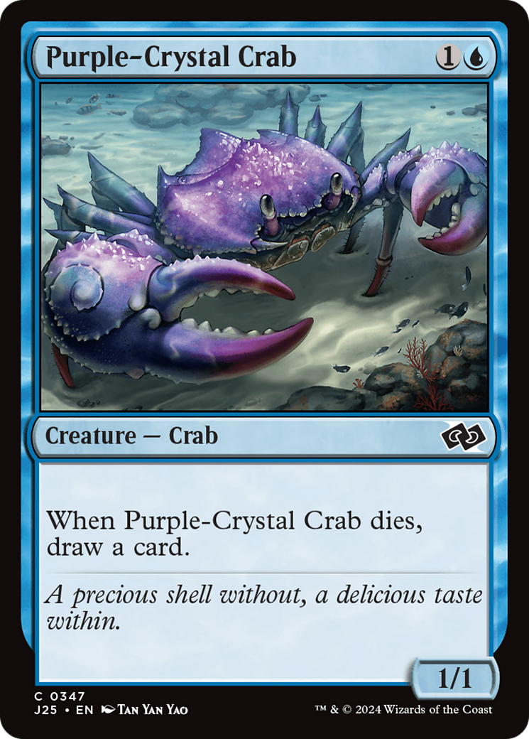 Purple-Crystal Crab [Foundations Jumpstart] | Galaxy Games LLC