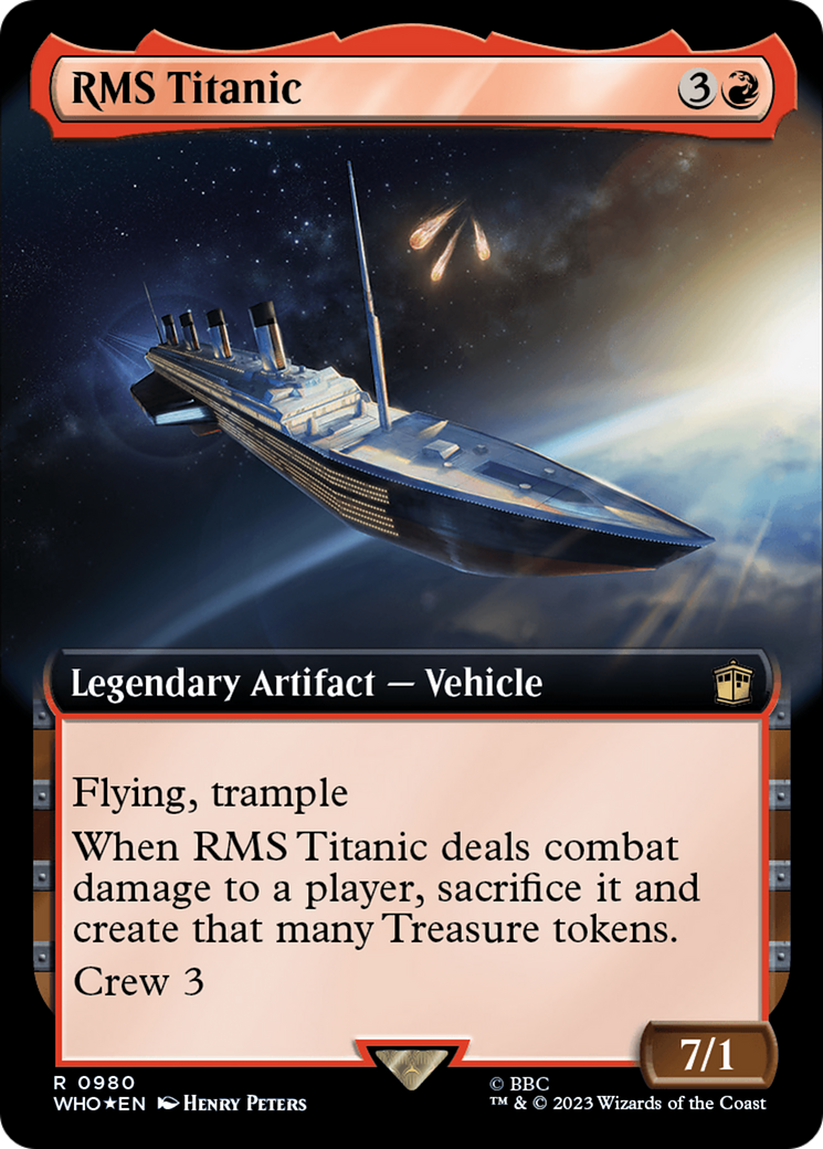 RMS Titanic (Extended Art) (Surge Foil) [Doctor Who] | Galaxy Games LLC