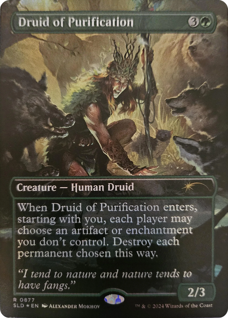 Druid of Purification (Rainbow Foil) [Secret Lair Drop Series] | Galaxy Games LLC