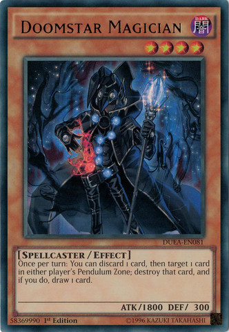 Doomstar Magician [DUEA-EN081] Ultra Rare | Galaxy Games LLC