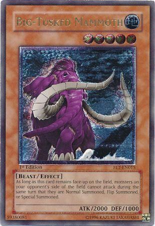 Big-Tusked Mammoth [FET-EN015] Ultimate Rare | Galaxy Games LLC