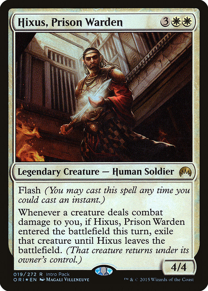 Hixus, Prison Warden (Intro Pack) [Magic Origins Promos] | Galaxy Games LLC