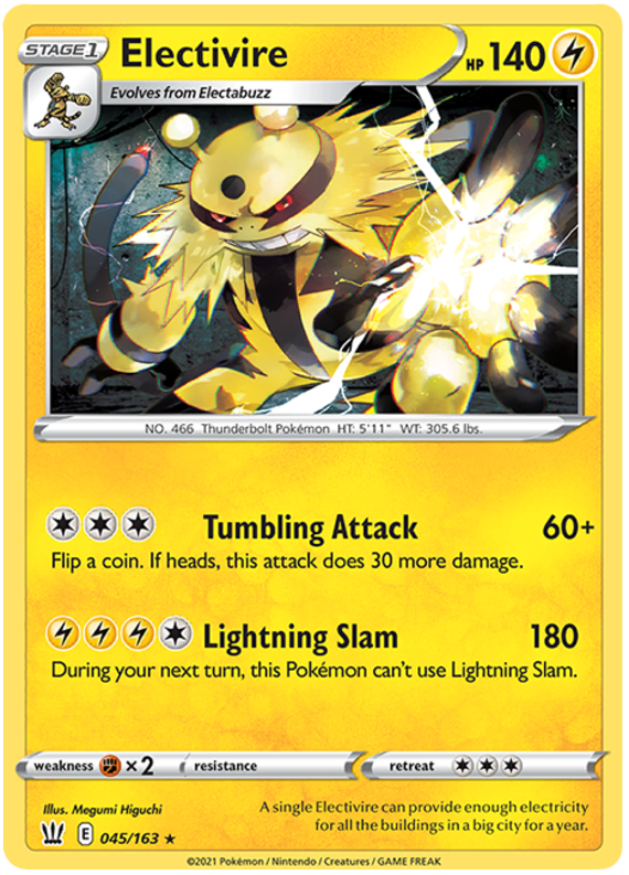 Electivire (045/163) [Sword & Shield: Battle Styles] | Galaxy Games LLC