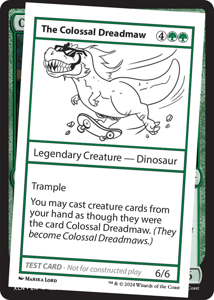 The Colossal Dreadmaw [Mystery Booster 2 Playtest Cards] | Galaxy Games LLC