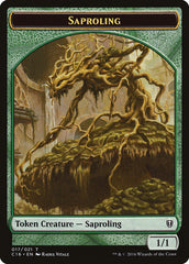 Saproling (016) // Saproling (017) Double-Sided Token [Commander 2016 Tokens] | Galaxy Games LLC