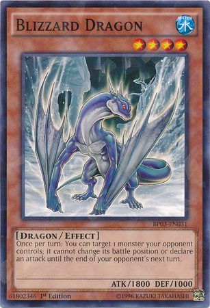 Blizzard Dragon [BP03-EN031] Shatterfoil Rare | Galaxy Games LLC