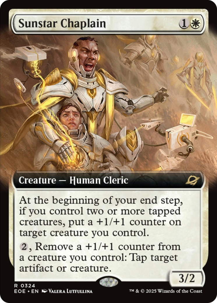 Sunstar Chaplain (Extended Art) [Edge of Eternities] | Galaxy Games LLC