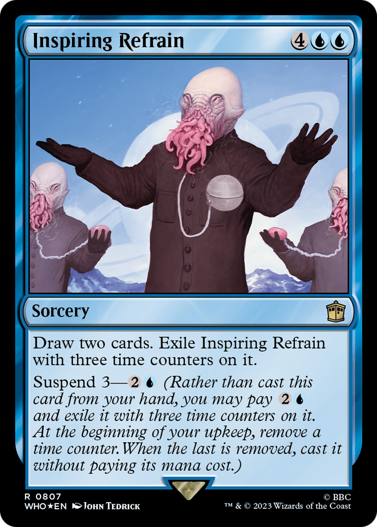 Inspiring Refrain (Surge Foil) [Doctor Who] | Galaxy Games LLC