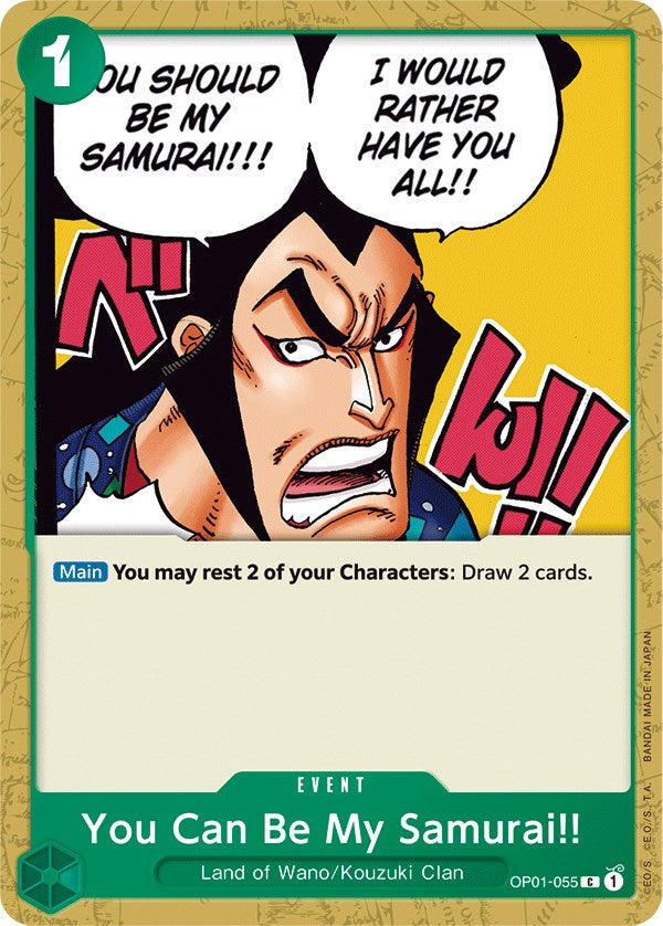 You Can Be My Samurai!! [Romance Dawn] | Galaxy Games LLC