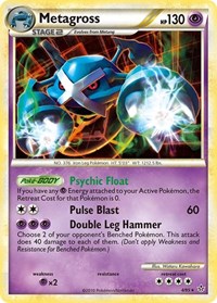 Metagross (4/95) (Cracked Ice Holo) (Theme Deck Exclusive) [HeartGold & SoulSilver: Unleashed] | Galaxy Games LLC