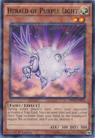 Herald of Purple Light [BP03-EN023] Shatterfoil Rare | Galaxy Games LLC