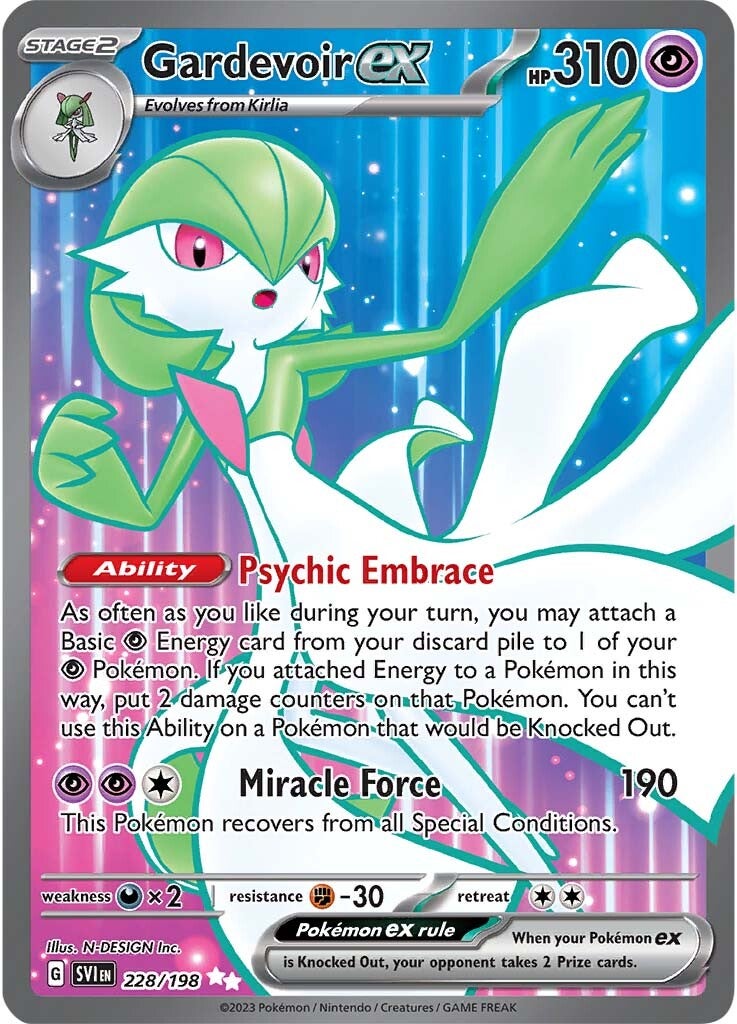 Gardevoir ex (228/198) [Scarlet & Violet: Base Set] | Galaxy Games LLC