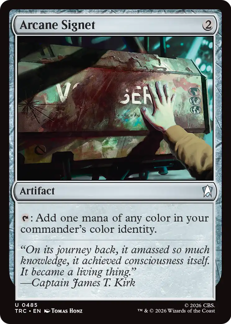Arcane Signet (Surge Foil) [Star Trek Commander] | Galaxy Games LLC